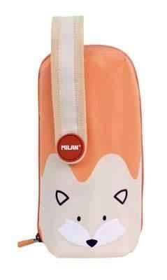 Kit 4 estuches con contenido serie especial FUN ANIMALS naranja Milan 08872FARN