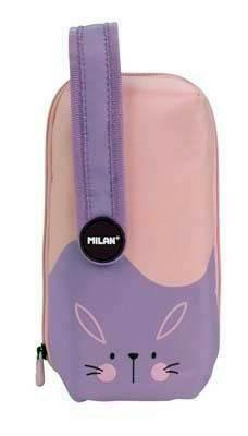 Kit 4 estuches con contenido serie especial FUN ANIMALS violeta Milan 08872FAPR