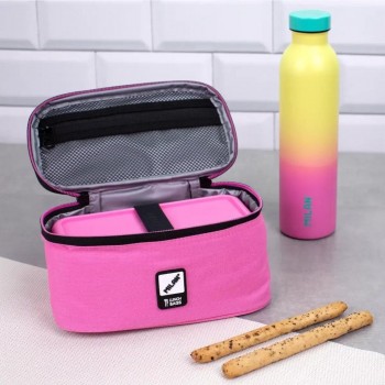 Bolsa isotérmica porta alimentos 1.5l serie SUNSET, rosa Milan 08805SN1P