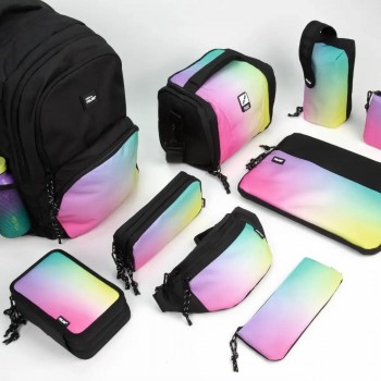 Bolsa isotérmica porta alimentos 1,5l serie SUNSET, negra Milan 08805SNK1