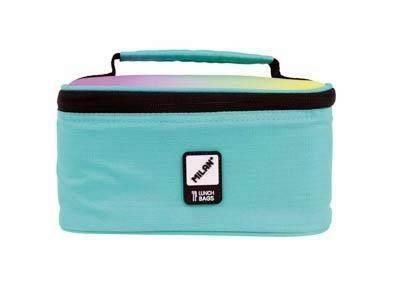 08805SN1GR Bolsa isotérmica porta alimentos 1.5l serie SUNSET, verde Milan