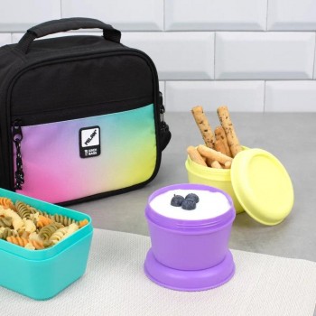 Recipiente para alimentos redondo 0.25l violeta, serie SUNSET Milan 085112PR