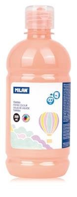 Botella témpera 500 ml amarillo pastel Milan 03620P
