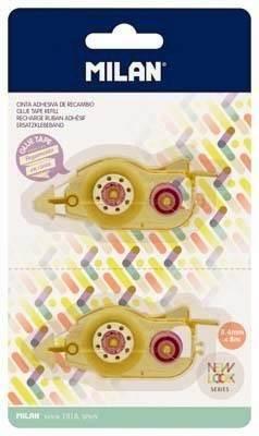 Blister 2 recambios cinta adhesiva 8,4 mm x 8 m serie New Look Milan BWM10492