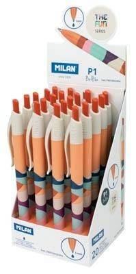 Caja expositora 20 bolígrafos P1 serie THE FUN Milan 1765729120FN