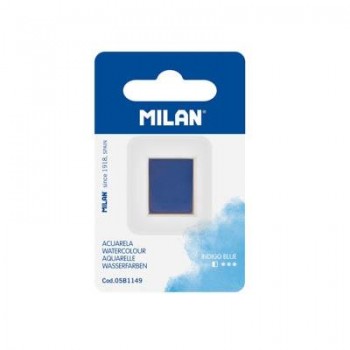 Recambio de acuarela en formato de medio godet, blanco Milan 05B1110
