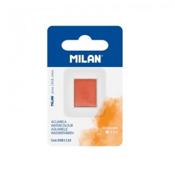 Recambio de acuarela en formato de medio godet, blanco Milan 05B1110