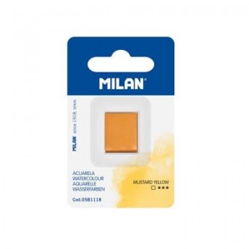 Recambio de acuarela en formato de medio godet, blanco Milan 05B1110