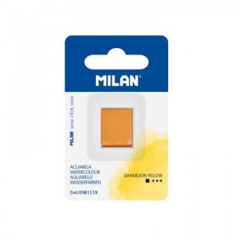 Recambio de acuarela en formato de medio godet, blanco Milan 05B1110