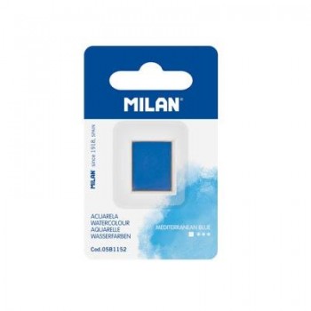 Recambio de acuarela en formato de medio godet, blanco Milan 05B1110