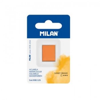 Recambio de acuarela en formato de medio godet Milan