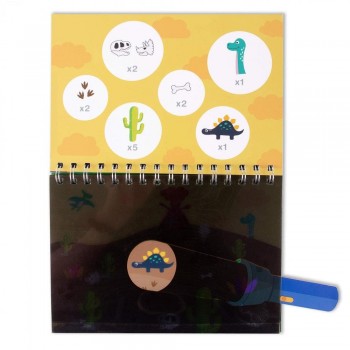 19204 BLOC LOOK & FIND DINOS 6H APLI