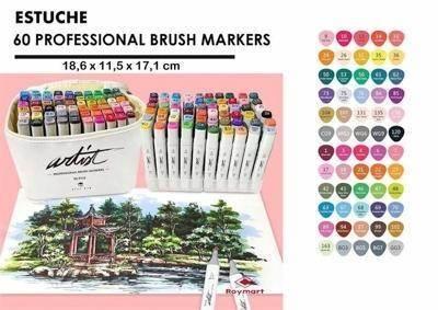 Rotulador canvas Artist luxe profesional 60 colores AB-1260