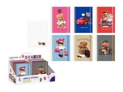 331636 LIBRETA ESPIRAL A5 OSOS DIVERTIDOS BISMARK