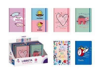 331642 LIBRETA A5 C/ GOMA POSITIVA 15 x 10,5 cm BISMARK