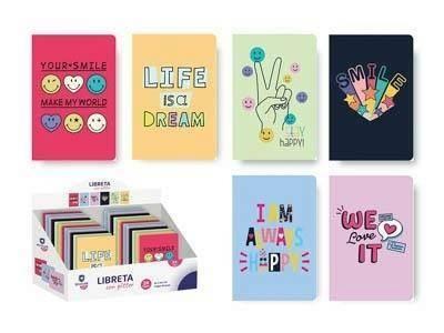 331644 LIBRETA COSIDA A6 SMILE BISMARK