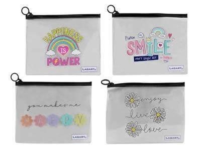 331772 PORTATODO TRANSPARENTE SMILE 21 x 9 cm BISMARK