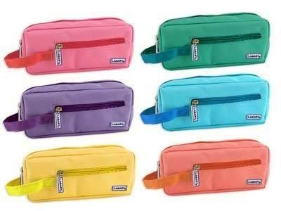 331775 PORTATODO NEON-PASTEL DOBLE CREMALLERA C/ASA 21,5 x 7 x 9 cm BISMARK