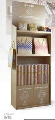 Expositor Pryse 3159995 Kraft 100% reciclado surtido