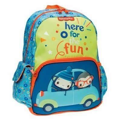 Mochila 30cm. Mono Fisher Price Impermeable 349-45053 Senpol