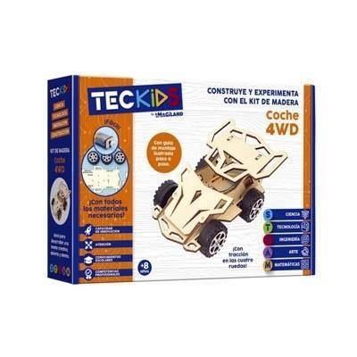 TKC001 KIT EN MADERA - COCHE 4WD TRACCION A LAS 4 RUEDAS IMAGILAND