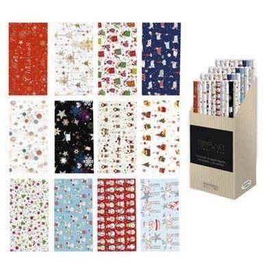 Expositor Arguval rollos papel regalo 50 unidades Turnowsky 5x0,70 metros 41567