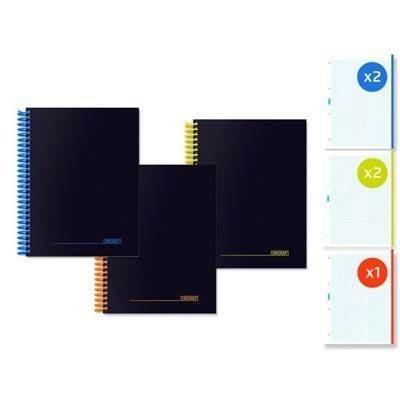 Block Ingraf A5 120 hojas 5x5 90 gramos tapa extradura microperforado 350725 Duo