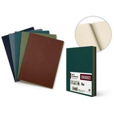 CUADERNOS KRAFT COLOR 18 X 25 32 H horizontal INGRAF 329090