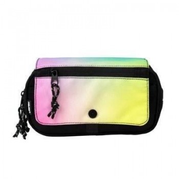 Portatodo triple con solapa Sunset negro 08149SN Milan