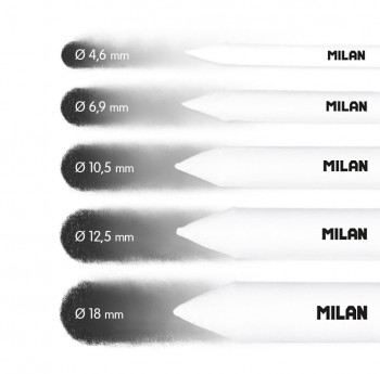 Blíster 5 difuminos surtidos BWM10495 Milan