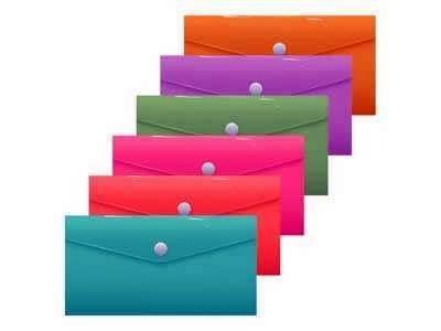 Carpeta broche Recibo Bismark Pastel surtido 332045 polipropileno