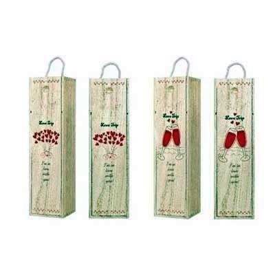 LOVE CAJA VINO MADERA 331989 BISMARK