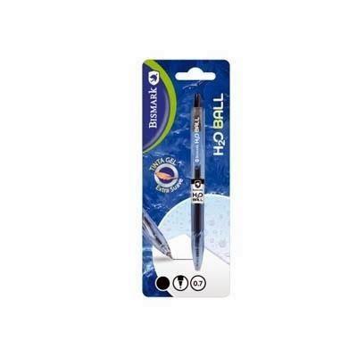BOLIGRAFO H2O GEL PUNTA 0.7mm NEGRO 331925 BISMARK