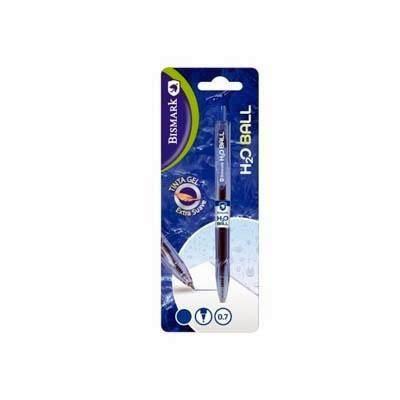 BOLIGRAFO H2O GEL PUNTA 0.7mm AZUL 331924 BISMARK
