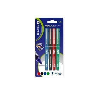 BOLIGRAFO GEL PUNTA AGUJA 0.5mm 4 COLORES 331912 BISMARK