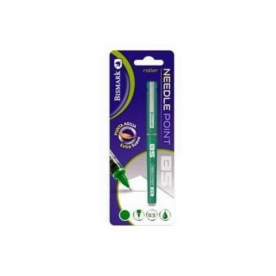BOLIGRAFO GEL PUNTA AGUJA 0.5mm VERDE 331911 BISMARK