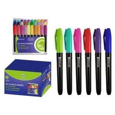 ROTULADOR BISMARK PUNTA FIBRA 3MM B/30 331893