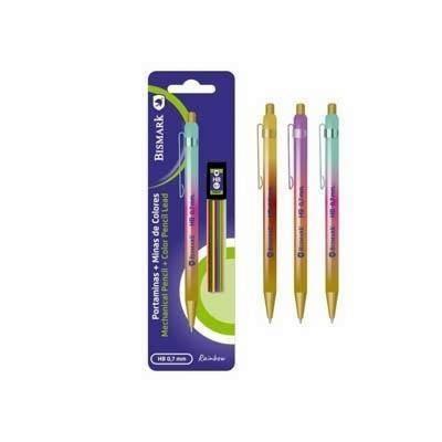 PORTAMINAS BISMARK C/MINAS COLORES 0.7 mm RAINBOW 331864 BISMARK