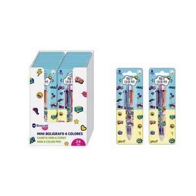 MINI BOLIGRAFO 6 COLORES OMG! 331789 BISMARK