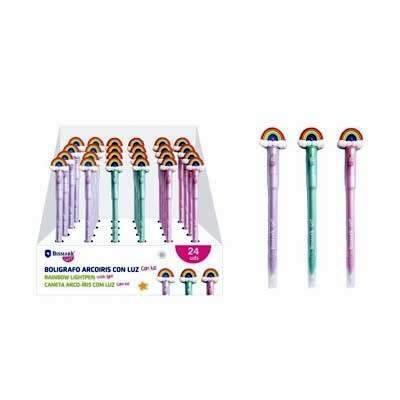 BOLIGRAFO ARCOIRIS C/ LUZ 331788 BISMARK