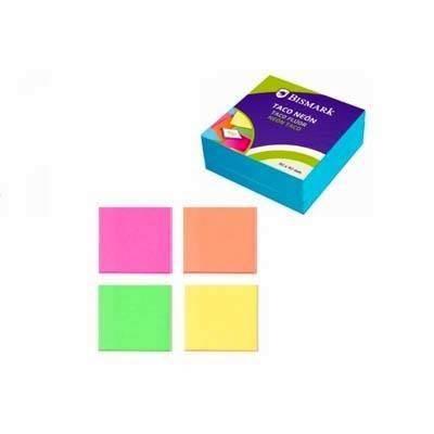 TACO NOTAS NEON 400 HOJAS 90X90 331725 BISMARK