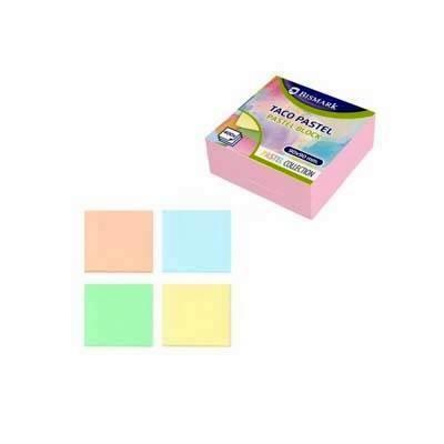 TACO NOTAS PASTEL 400 HOJAS 90X90 331724 BISMARK