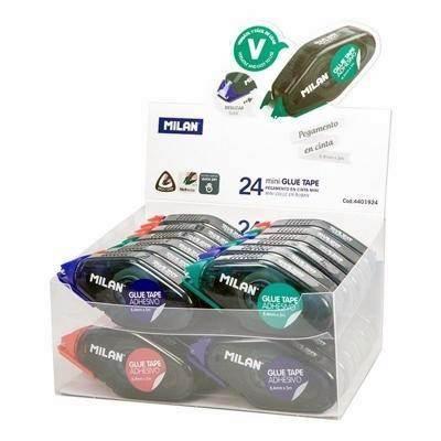 Pegamento Milan cinta compacto 8,4 mm x 5 m caja 24 unidades 4401924