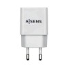 Cargador Aisens USB 10w alta eficiencia, 5V/2A, blanco  A110-0526  45345