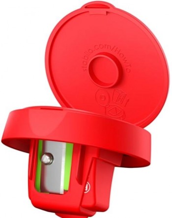 Afilalapiz con deposito Stabilo Woody 3 en 1 para Woody y Markdry 4849/01-3