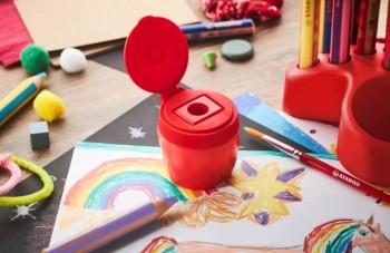 Afilalapiz con deposito Stabilo Woody 3 en 1 para Woody y Markdry 4849/01-3