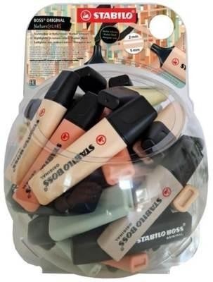 Expositor Stabilo 70/60-2-1 Boss Naturecolors fluorescente 60 unidades