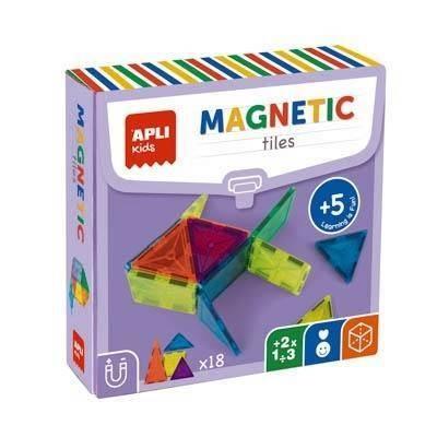 Juego Apli 19419 piezas magneticas 18 unidades