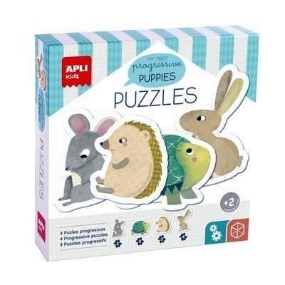 Juego Apli 19439 puzle My first puppies 12 unidades