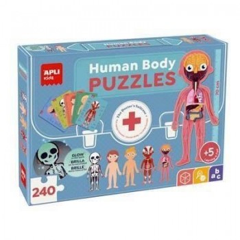 Juego Apli 19438 puzle cuerpo humano 240 piezas